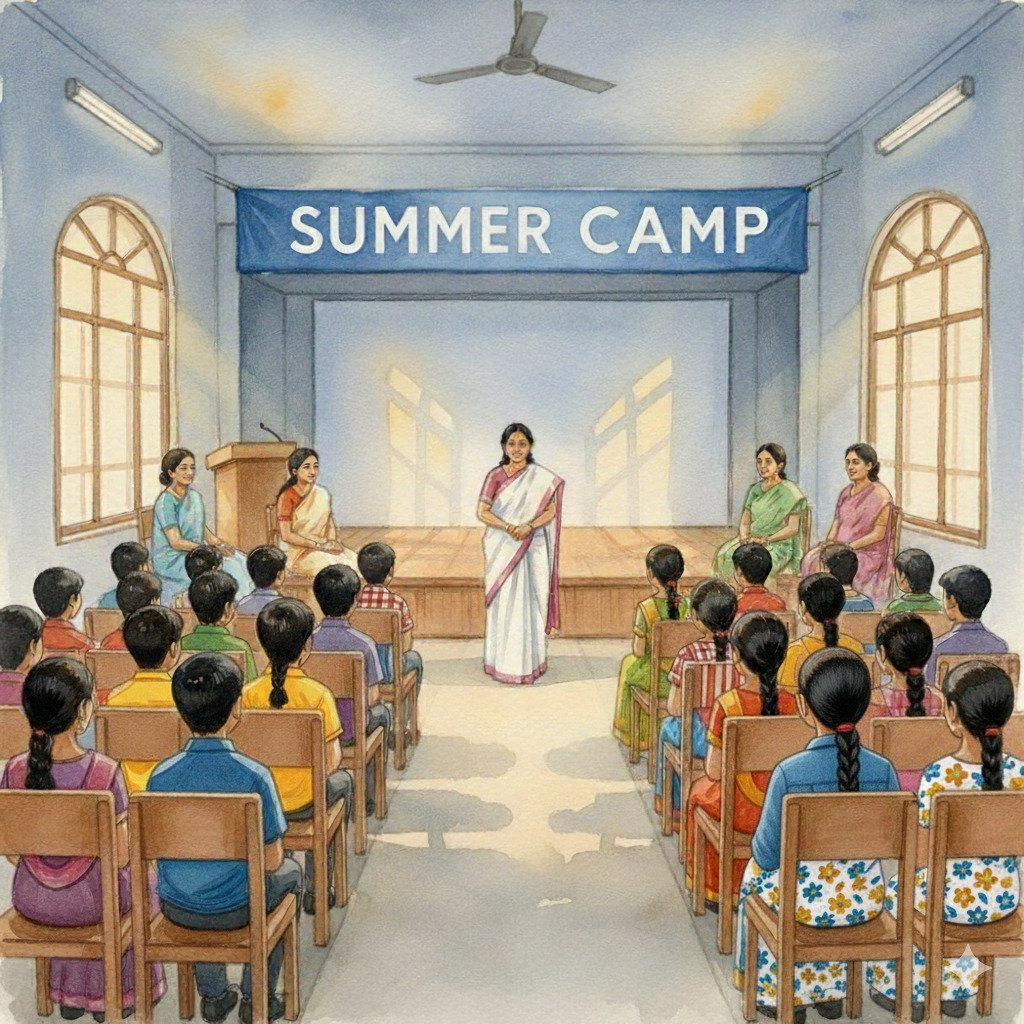 The wonderful world of Murali and Hridya; Chap 16: In the Camp; The Opening Day
